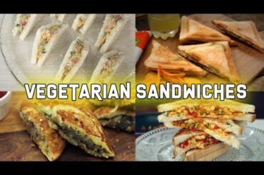 4 Easy Vegetarian Sandwiches | Sandwich recipes