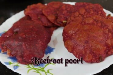 Healthy beetroot poori / Best food for children / healthy children food / evening snack for  kids