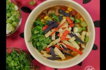 Sharing Healthy Recipes - Taco Three Bean Soup