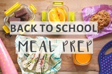 EASY MEAL PREP WITH ME! | Healthy Meal Prep for BACK TO SCHOOL