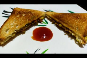 Boiled egg sandwich||Easy breakfast receipe||easy sandwich for kids and bachelor's