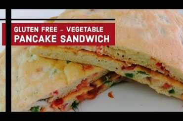Vegetable Pancake Sandwich | Gluten Free | Zaiqa Food Channel
