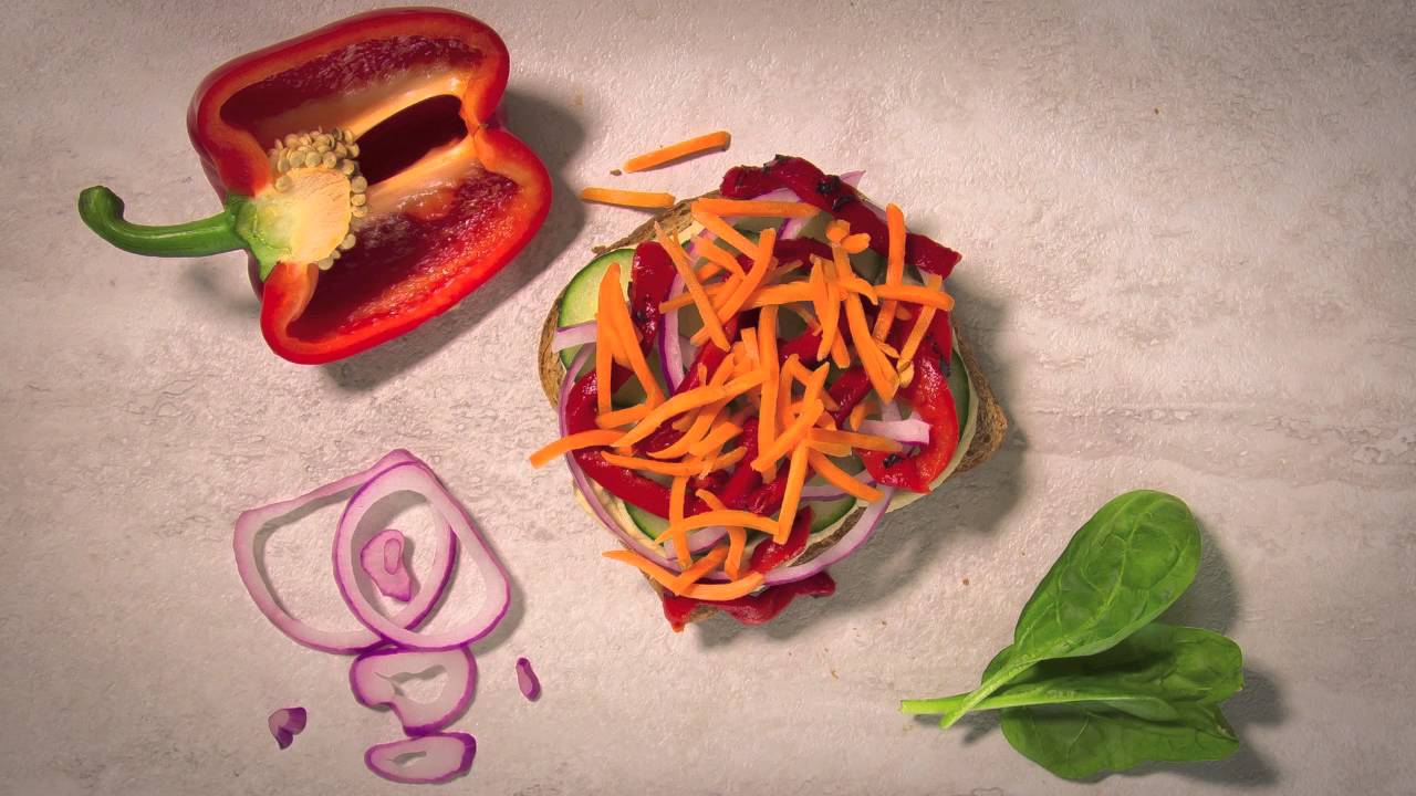 Hummus and Veggie Sandwich Hummus and Veggie Sandwich