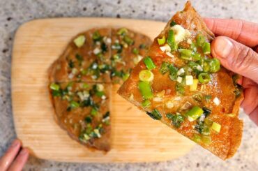 Spring onion pancakes | 1carb keto flatbread recipes