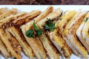 Egg Veggie Sandwich | Quick & Easy | Snack | Samina’s Cuisine