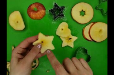 Cookie Cutter Apple Snack!