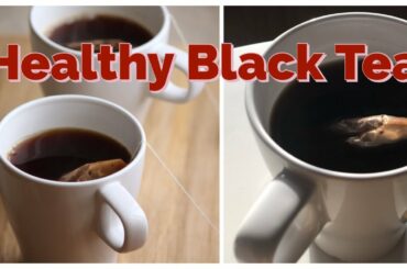How to Make Healthy Black Tea- Mint Ginger Jaggery Black Tea Recipe