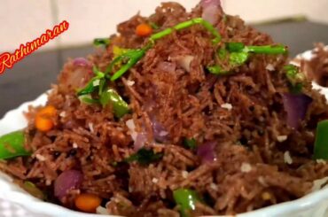 Ragi Semiya Recipe/Ragi Semiya 2 Ways/Healthy Breakfast Recipe/ Hot and sweet