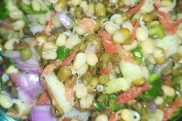 Healthy,Diet salad(sprout moung)