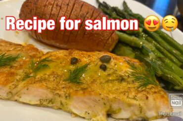Tasty and Healthy Recipe for Salmon with a Side of Asparagus and Sweet Potatoes/ In Urdu/Hindi