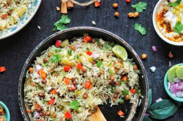 Black Chana Pulao - Quick, Easy, Healthy Dinner/Lunch Idea | Rice Recipes | Indian Vegetarian Recipe