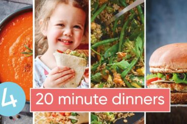 Quick & Easy 20 Minute Dinner Ideas | Channel Mum