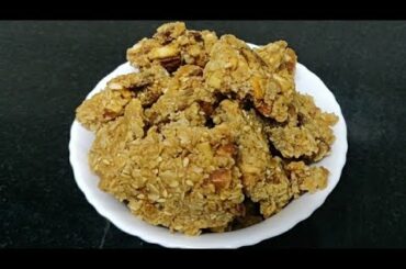 Protien Bars / Healthy Evening Snack / kids tiffen box recipe