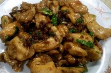 STIR FRY CHICKEN WITH OYSTER SAUCE Recipe-Healthy Cooking