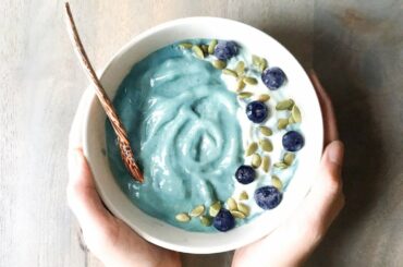 How to Make Blue Smoothie Bowls丨Healthy and Delicious Breakfast and Dessert idea丨snailly