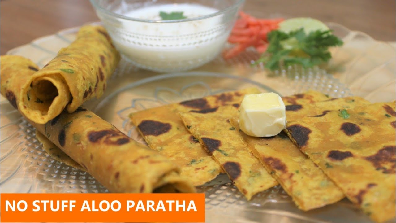 How to make Quick and Easy No Stuff Aloo Paratha Recipe – Quick and easy Tiffin Box Recipe How to make Quick and Easy No Stuff Aloo Paratha Recipe - Quick and easy Tiffin Box Recipe