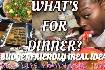 WHAT’S FOR DINNER | BUDGET FRIENDLY MEAL IDEAS | REAL LIFE FAMILY DINNERS