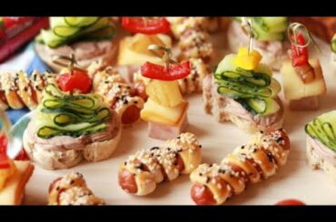 Party snack ideas | party starters | aperitive festive