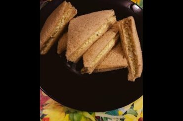 Children’s lunchbox/snacks Cream cheese & egg sandwiches