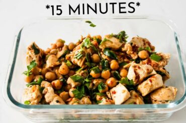 High-Protein Spicy Chicken & Chickpea Recipe | Easy Dinner Recipe