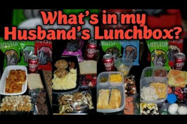 What's in my HUSBAND'S lunchbox? | Work Lunches for the week