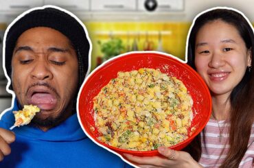 My Wife Makes Potato Salad With No Experience Or Recipe!