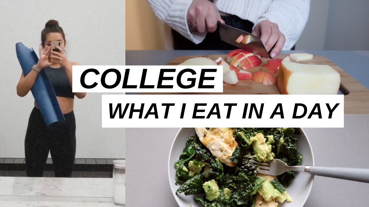 WHAT I EAT IN A DAY | healthy college weight loss WHAT I EAT IN A DAY | healthy college weight loss