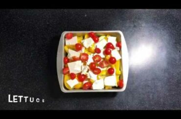 Healthy food. Baked vegetables.