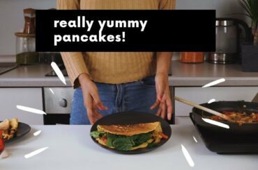 High protein savoury pancake for weight loss: Vegan, Quick, low fat ,Eggless and Dairy free