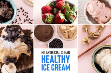 Healthy Homemade Ice Cream | Vegan, No Refined Sugar, No Ice Cream Machine!