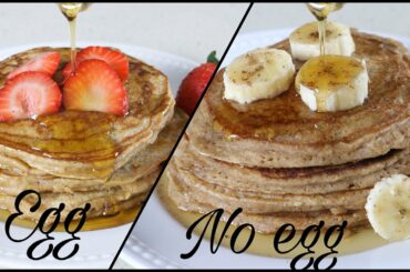 Whole Wheat PanCakes (గోధుమ పిండి పాన్ కేక్ ) | Healthy Breakfast For Kids | Pancakes  Without Eggs