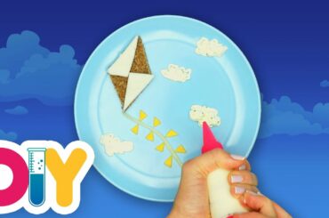 How to make a KITE | Dinkel Bread & Cheese Snack | Food Art | Healthy-n-Yummy | DIY Labs