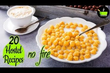 20 Quick Food Recipes For Hostel Life | Hostel Food Hacks | Easy Meals To Cook In 10 Minutes