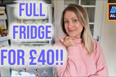 £40 Budget Aldi Grocery Haul & Meal Plan - Family Of 4 Week Of Meals! How I Save Money On Groceries!
