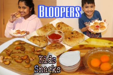 BLOOPERS ~ BEHIND THE SCENES | KIDS TIFFIN BOX RECIPES | KIDS AFTER SCHOOL SNACKS