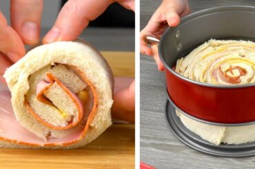 20 Bread Slices Transform Into A Delicious XXL Swirl