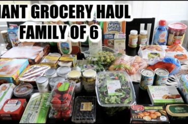 GIANT GROCERY HAUL FOR A FAMILY OF 6 // MEAL IDEAS // Mama Approved