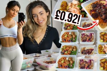 How To Meal Prep for UNDER £20! Healthy & Easy **weight loss**