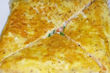 Egg Wrapped Toast/Street Style Bread Omelet Recipe