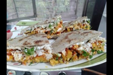 Sara Recipe, Bhakri Sandwich, Healthy and Tasty - PART 1