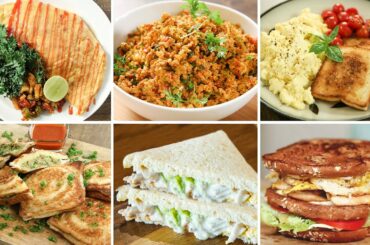 Non Veg Breakfast Recipes | Easy Breakfast Recipes For Exams | Scrambled Egg | Chicken Mayo Sandwich
