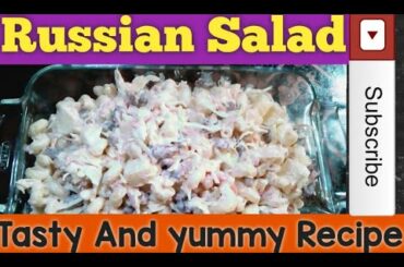 Russian Salad Recipe - Healthy Salad Recipe - Easy And tasty Russian Salad
