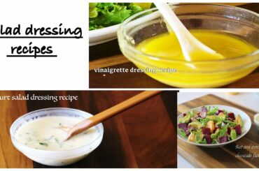 Salad dressing recipes | Homemade salad dressing with simple ingredients | tasty and healthy