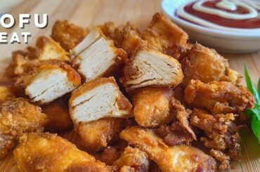 Tofu Meat Recipe | How to make Tofu look and taste like Chicken
