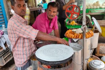 DOSA | STREET FOODS IN KOLKATA | Caning Street | Street Foods in India