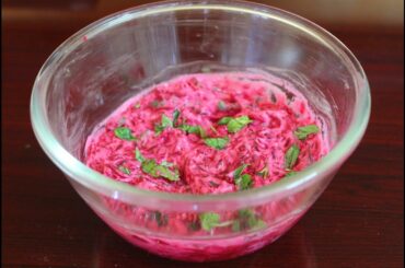 Beetroot, Yogurt & Mint Salad - Mast Va Laboo | Persian Salad | Healthy Recipes | Treat-Taste-Tempt