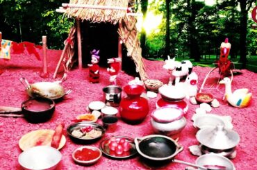 Mini Foods Recipe | Boroi Achar & Poori | Tiny Full Complete Recipe | #3 | Mini foodqueen