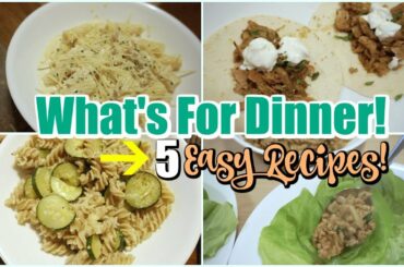 WHAT'S FOR DINNER? || EASY AND BUDGET FRIENDLY MEAL IDEAS || COOK WITH ME