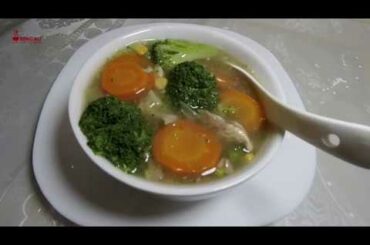 Healthy Soupy Vegetable For Weight Loss.Diet Vegetable Soupy Recipe.