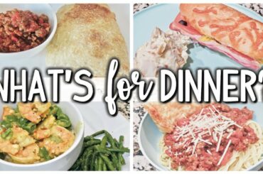 WHAT'S FOR DINNER? | EASY AND AFFORDABLE DINNERS | COOK WITH ME